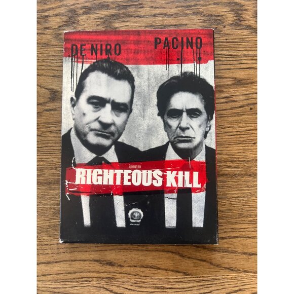Righteous Kill 2008 DVD Crime Thriller Action Robert De Niro Al Pacino Pre-Owned - Picture 1 of 4